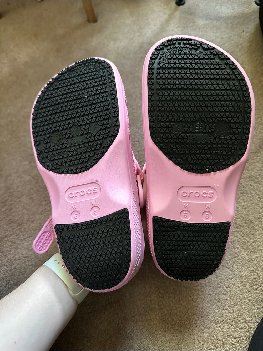 Pink Work Crocs - Picture 4 of 4